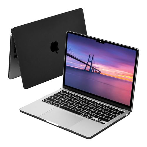 Techprotectus Hard Shell Case with Keyboard Cover for Apple MacBook Air 13.6" M2 2022 - Black 5.0 (2)