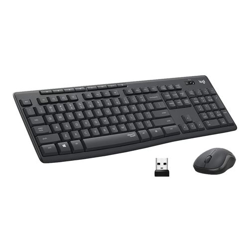 Logitech MK295 Silent Wireless Keyboard and Mouse Combo - Graphite