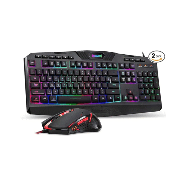 Redragon S101 Gaming Keyboard & Mouse Combo, RGB Backlit,