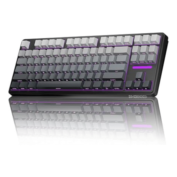 AUSDOM H87 Mechanical Keyboard – Wireless, RGB, Hot-Swappable, Tri-Mode, PBT Keycaps.