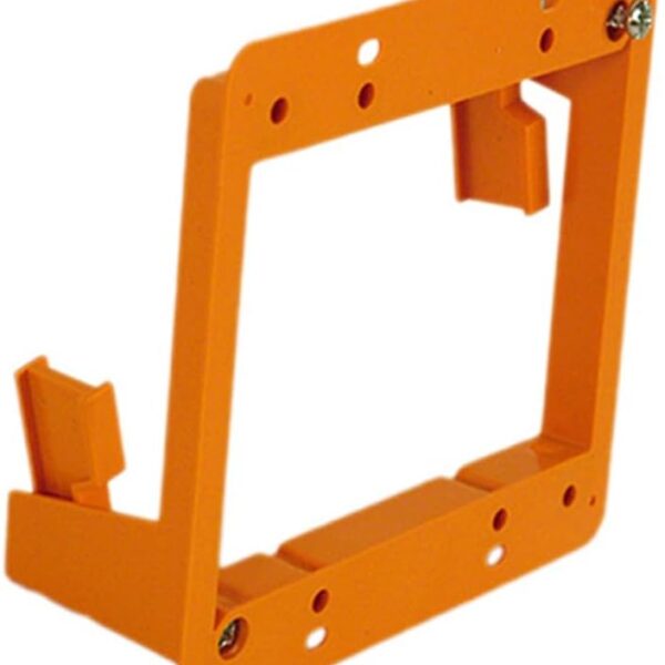 Construct Pro Slim Dual Gang Open Back Low Voltage Bracket, Each