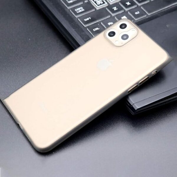 Updated Version iPhone XS max Case, Ultra-Thin Full Protective Hard Plastic Cover with Nano Coating Matte Finish Grip Phone Case for iPhone XS max 6.5 inch (Transparent Gray）