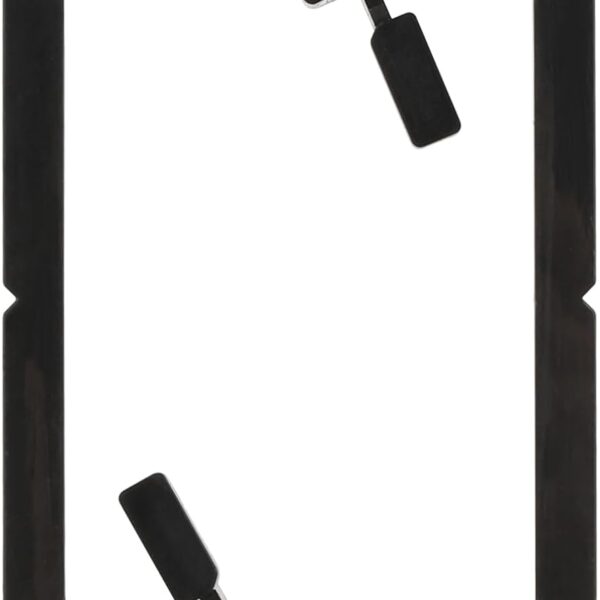 Mounting Brackets for Low Voltage Wall Plate(1 Gang,5 Packs),Open Back Low Voltage Bracket for Mounting TV,Speaker,Network Cables,Black