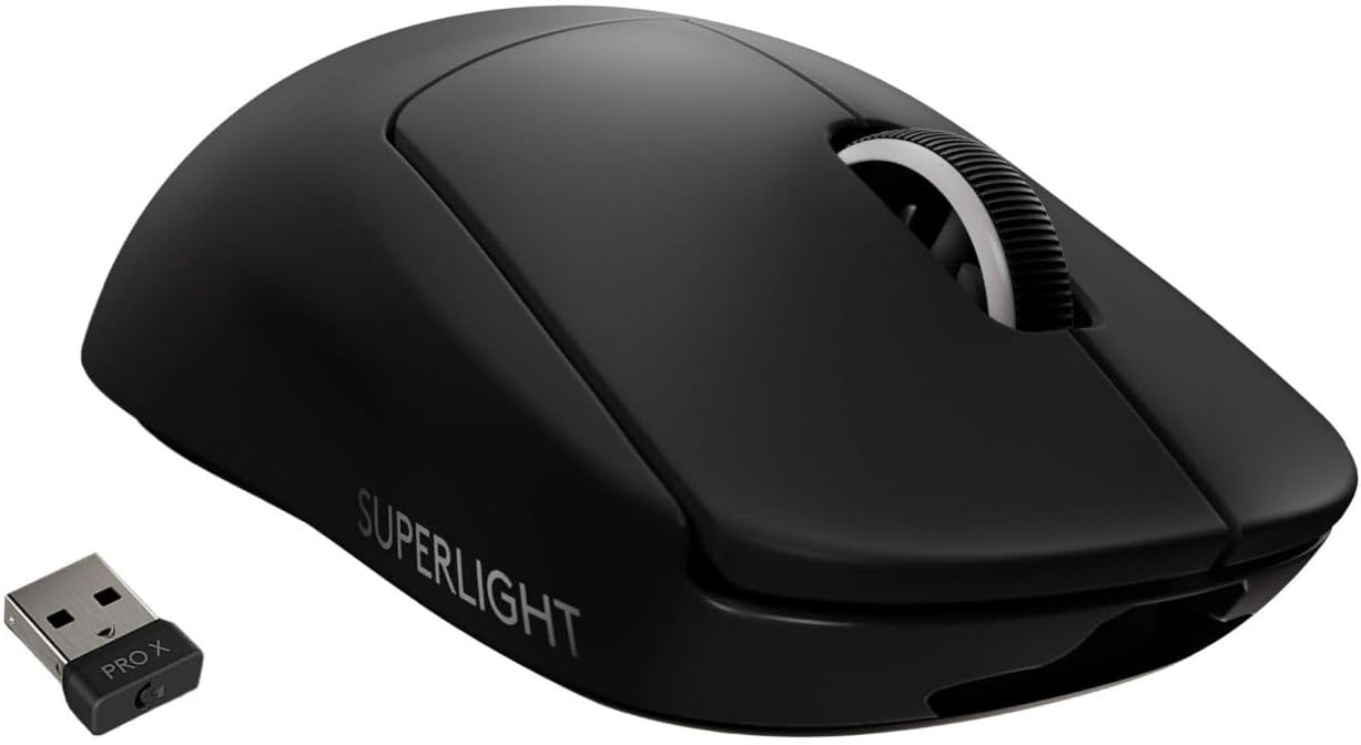 Logitech G PRO X SUPERLIGHT Wireless Gaming Mouse - Black