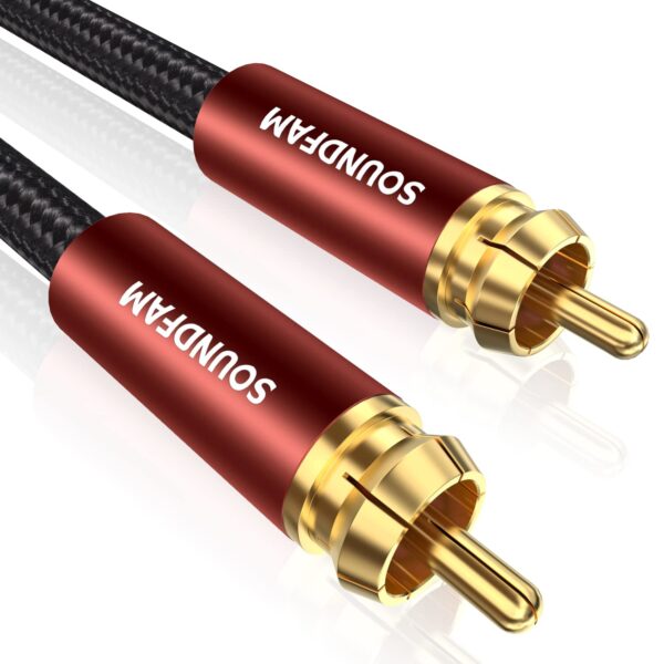 RCA Subwoofer Cable Premium Digital Audio Coaxial Cable - 10 Feet