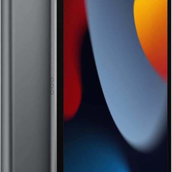 Apple iPad (9th Generation): with A13 Bionic chip, 10.2-inch Retina Display, 64GB, Wi-Fi, 12MP front/8MP Back Camera, Touch ID, All-Day Battery Life – Space Gray