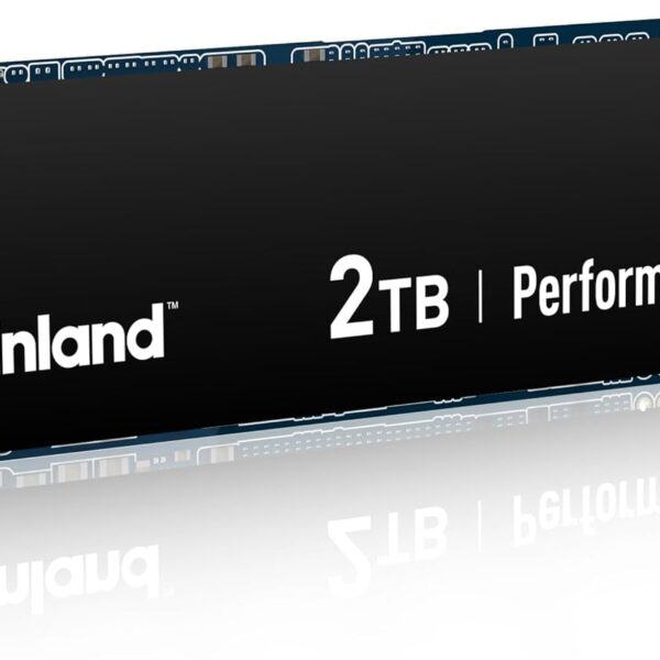 INLAND 2TB Performance Plus NVMe Internal Gaming SSD Solid State Drive Optimized for PS5 - Gen4 PCIe, M.2 2280, DRAM Cache, TLC 3D NAND Flash, Up to 7100MB/s