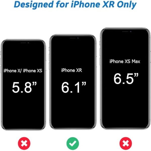 Hython Compatible with iPhone XR Case, Heavy Duty Full-Body Defender Protective Bling Glitter Sparkle Hard Shell Armor Hybrid Shockproof Silicone Rubber Bumper Cover for 6.1-Inch, Rose Gold