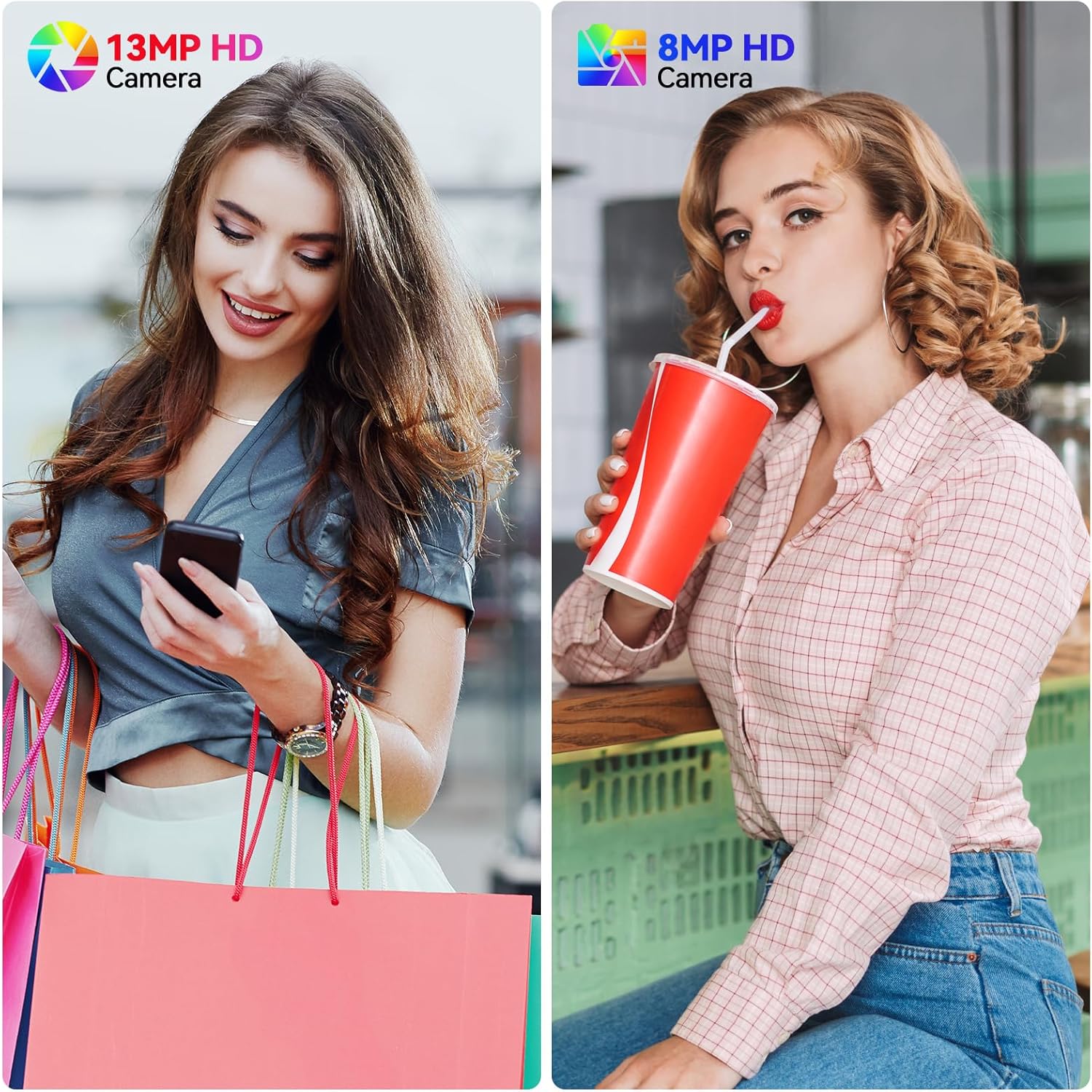 Latest Android 13 Tablet, Octa-Core Processor+128GB+16(8+8 Expand) GB, 10.1 inch Tablet with 8000mAh Battery, 1280x800 HD Screen, 5G WiFi, 21MP Camera, Tableta with Keyboard, Bluetooth, Mouse, Case - Image 9