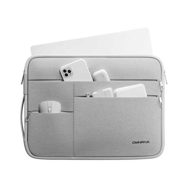 Omnpak for 13.6 inch MacBook Air Case Sleeve Compatible with MacBook 13 inch, 14-inch New MacBook Pro M5/M4/M3/M2/M1 Pro/Max, Water Repellent Laptop Case with Handle