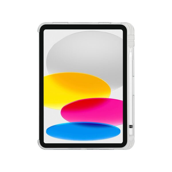 Targus Click-in Clear Case and Kickstand for 10.9" iPad (10th gen.), Clear - Military-Grade Shock Absorbent Protective Case with Hands-Free Viewing (THD927GL)