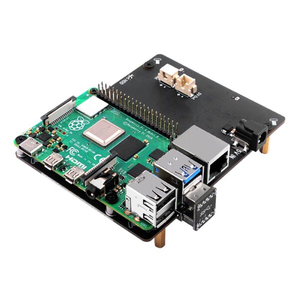 GeeekPi SATA Storage for Raspberry Pi 4, 2.5 inch SATA HDD/SSD Expansion Board X825 V2.0 USB3.0 Shield for Raspberry Pi 4 Model B ( Only for Raspberry Pi 4B )