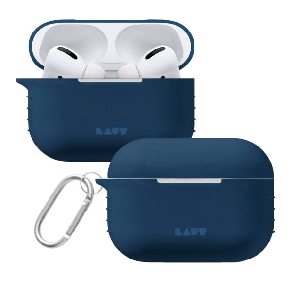LAUT - POD for AirPods Pro - Ultra Lightweight -Silicone - Carabiner Included- Ocean