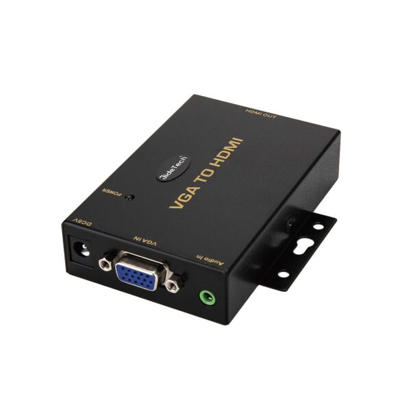 JideTech 1080P VGA to HDMI Converter with 3.5mm Audio Port for PC Laptop Display Computer Mac Projector