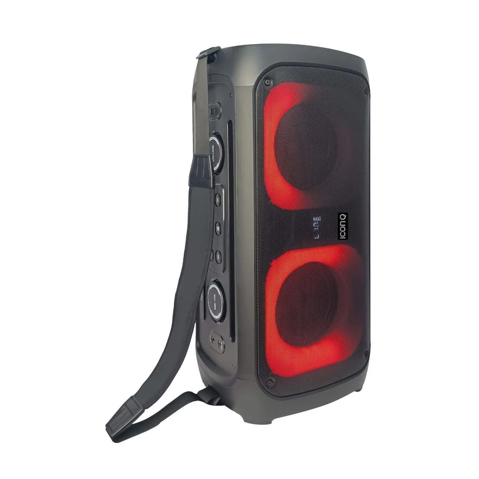 Portable Rechargeable 12000W Outdoor LED Speaker w/ Multiple Inputs by IconQ - Image 3