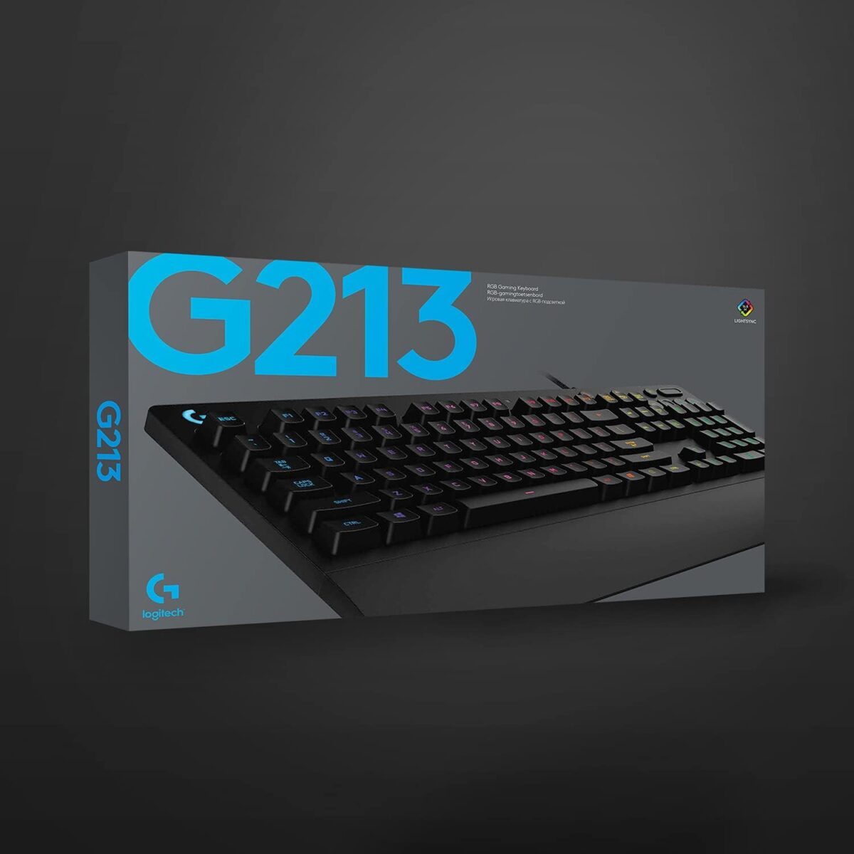Logitech G213 Prodigy Gaming Keyboard, LIGHTSYNC RGB Backlit Keys, Spill-Resistant, Customizable Keys, Dedicated Multi-Media Keys – Black - Image 2