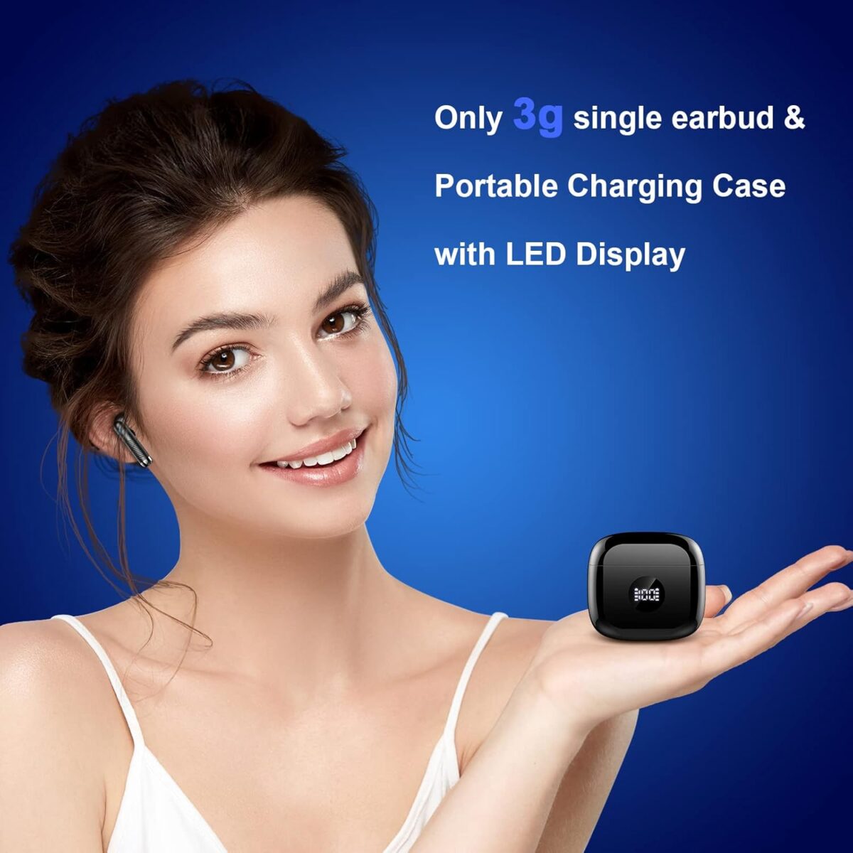 Wireless Earbuds, Bluetooth, Deep Bass, 40H Battery, LED Charging Case, IP7 Waterproof - Image 5