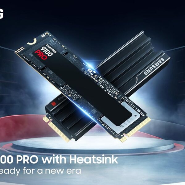 Samsung SSD 9100 PRO 2TB, PCIe 5.0x4 M.2 2280, Seq. Read Speeds Up to 14,800MB/s, Best for AI Computing, Gaming, and Heavy Duty Workstations (MZ VAP2T0B/AM)